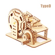 DIY Rakitan Puzzle Kayu Science Hand Generator Electric Power Science Experiment Diy Handmade Materi