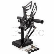 For SUZUKI GSXR750 GSXR 750 1996-2005 2004 Adjustable Aluminum Motorcycle Rearset Footrest Footpeg R