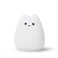7 Colors Cute Cat LED Night Light Silicone Touch Sensor Night Lamp Kids Bedroom Decor