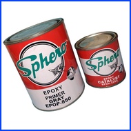 ✅ ◐ ✳ SPHERO EPOXY PRIMER GRAY ( 1 LITER ) GREY EPOP-850 EPOX-1005 CATALYST ( 1 LITER ----- 1 LITER