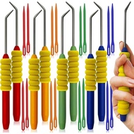 UCDRMA Knitting Loom Hook Refill Set, 8PCS More Comfortable Loom Knitting Hook with Soft Grip, Longe