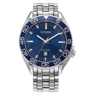 CITIZEN AW1770-53L Eco-Drive Blue Dial Date Display Stainless Steel 10ATM Watch