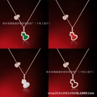 Kirin Wulu Same Style Pendant Necklace Ladies Transfer Lin Yuner Inlaid Zircon Series Zhang Yixing G