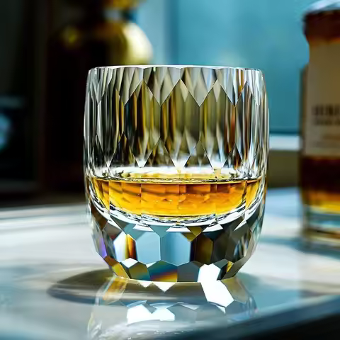 K9 Starlight Crystal Glass Whiskey Cup Luxury Japanese Edo Kiriko Glassware Wineglass Sparkling Diam