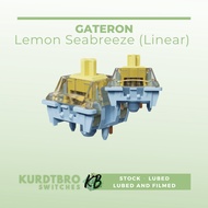 Gateron Lemon Seabreeze Linear 45g per 10 PCS Kurdtbro Switches