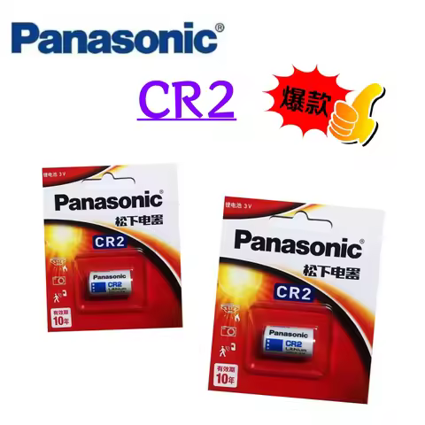 2pcs 10pcs Panasonic CR2 CR15H270 Lithium Manganese Battery Polaroid mini 25 Camera Printer Disc Bra