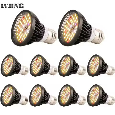 40W Phyto Lamp IR UV Full Spectrum E27 LED Grow Bulbs For Indoor Plants Hydroponics