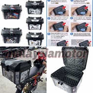 Top Box motorcycle 45L TOP BOX BELAKANG MOTOR TANKER waterproof Aluminum 後備箱 TOP BOX 45L 35L