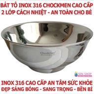 High quality 316 CHOCKMEN stainless steel bowl, 2-layer insulated stainless steel bowl, baby stainle