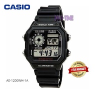 100% Original AE-1200WH-1A Classic Men Digital Sport Watch AE-1200WH AE1200WH-1A