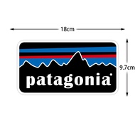 Patagonia สติกเกอร์ติดรถยนต์แฟชั่นติดกลางแจ้งสำหรับตั้งแคมป์สติกเกอร์ยี่ห้อญี่ปุ่นรถจักรยานยนต์กันน้ำสติ๊กเกอร์ติดหมวกกันน็อคสติ๊กเกอร์ตกแต่งส่วนบุคคล