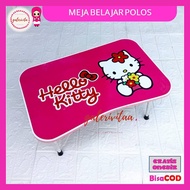 Meja Belajar Lipat Portable Minimalis Hello Kitty / Meja Belajar Lipat Karakter / Meja Leptop 0B