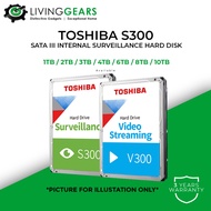 Toshiba V300 Video Streaming / S300 Pro Surveillance Internal Hard Disk SATA III 6.0Gbit/s HDD ( 1TB