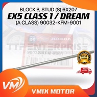 HONDA EX5 CLASS 1 / DREAM BOLT B, STUD (S) 6X207 A CLASS 90032-KFM-9001 EX5-CLASS1 EX5 DREAM BATANG 