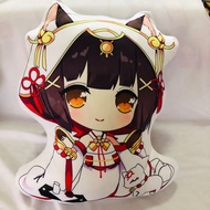 Anime Azur Lane Plush Pillow Toy Cosplay Short Stuffed Pillow Back Cushion Doll Gift