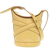 Excellent condition Alexander McQueen 6029SS 656467 leather yellow shoulder bag 1295 [Pre-owned] Ale
