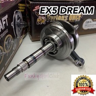 EX5 DREAM WAVE100 CRANKSHAFT ASSY STANDARD FURIOUS ONCE