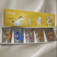 全新Disney Winnie the Pooh 絕版玻璃杯