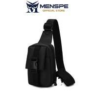MENSPE Men Mini Chest Bag Men Outdoor Hiking Bag Waterproof Phone Bag Unisex Lightweight Sports Casu