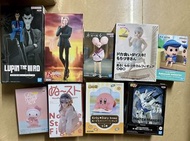 Lupin , Kirby jojo 水星的魔女 pokemon 高達 00 初音 kirbu stitch   時崎狂三  chiikawa 土人 wcf 超三比達 龍珠 初音未來、咒術迴戰、五等分