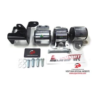 ENGINE MOUNTING KIT HONDA CIVIC EK EJ 3HOLE HASPORT SILVER