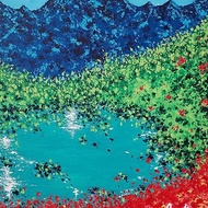 【山水花園】系列 無框畫 掛畫 居家擺設 山水畫 風景畫 風水畫