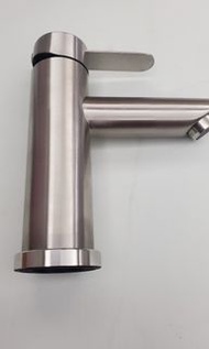 不銹鋼304#廁所浴室櫃坐盆式單孔單把冷熱水龍頭 (231)