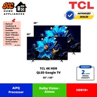 TCL 55" / 65" 4K HDR QLED Google TV | AIPQ Processor | Dolby Vision | HDR10+ | 55G90K-IU / 65G90K-IU