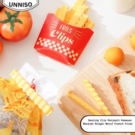 UNNISO - Sealing Clip French Fries Motif Snack Packaging Clamp