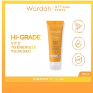 WARDAH C Defense DD Cream 20ml/ Foundation WARDAH/DD Cream Light/DD Cream natural