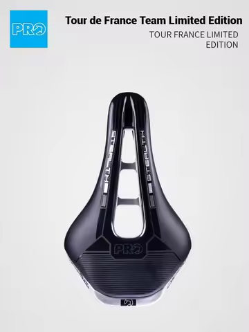 SHIMANO PRO STEALTH Saddle Short Nose - Carbon Rail Road Bike Seat for Racing Bicycle, Lightweight C