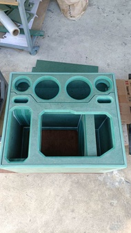 ตู้ลำโพงกระแทกข้าง 10 นิ้วกลาง 6.5 2 ดอกแหลม 4 นิ้ว 2 ดอกไม้ hmr 15 มมกันชื้น