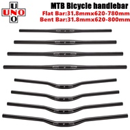 UNO Handlebar Aluminum Alloy 31.8*620/640/680/700/720/740/760/780/800mm Bike Handlebar