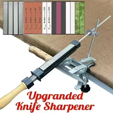 Professional Fixed Angle Knife Sharpener with Diamond Grinding Stone Whetstone Sharpening Kitchen To