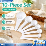 10Pcs 1g 3g 5g 10g Measuring Plastic Scoop Measuring Spoons Milk Powder Spoons