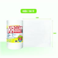 Thùng 2 cuộn Khăn lau thực phẩm KRCLEAN siêu dai lau cực sạch thấm hút nước giấy thấm thịt cá giấy g