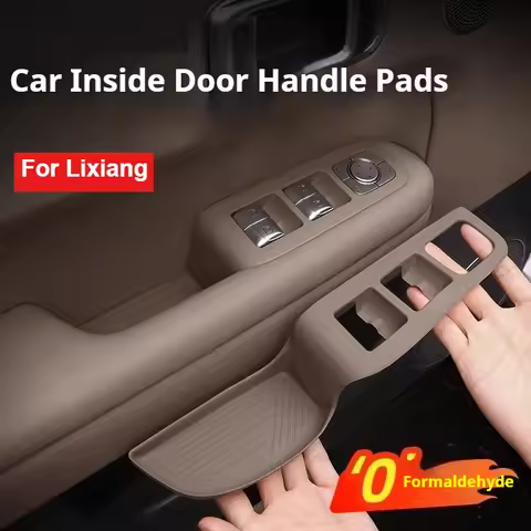 For Li Lixiang L6 L7 L8 L9 4pcs Upgraded Car One-pieceInside Door Handle with Button Protective Pads