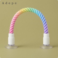 [Adepe] Bird Perch with Suction Cups Braided Window Bird Perch Rainbow for Birds