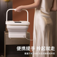 康佳 - 泡腳桶電動加熱家用足浴盆可折疊恆溫機械按摩足浴桶 足浴盆