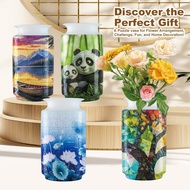3D Puzzle Vase Building Model Kit Chinese Style 3D Jigsaw Puzzle Flower vase Birthday Gift and Home 