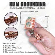 Klem grounding clamp kebel listrik grounding penangkal petir kuku macan uk 50mm grounding clamp