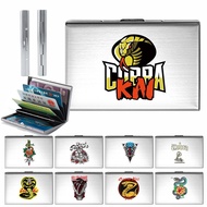 New Stainless Steel Business Card Holder Name Card Credit Debit Card Holder Credit Cobra Pattern