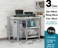 BMZAR Giá Để Đồ Nhà Bếp Kệ mạ kẽm Giá Để Đồ Gia Dụng Giá Để Đồ Dùng Nhà Bếp Giá Để Bếp Ga Nhà Bếp In