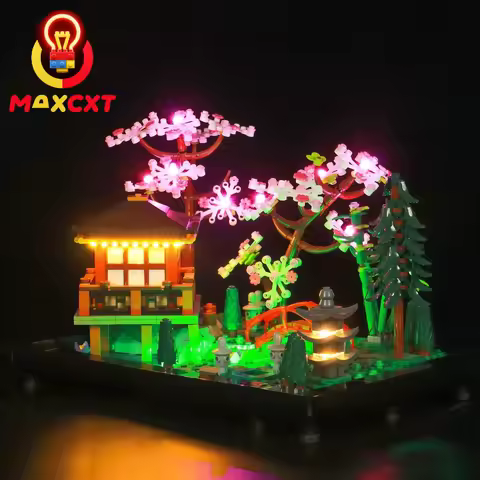 MAXCXT LED Light For LEGO 10315 Tranquil Garden DIY Decorative Lamp With Battery Box (Not Include Le