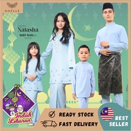 Noelle Baju Raya Family 2023 Baju Kurung Mother Child Baju Melayu Slim Fit Father Son BABY Sedondon NATASHA - BABY BLUE 27