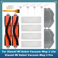 For Xiaomi Mi Robot Vacuum-Mop 2 Lite MJSTL / Mi Robot Vacuum- Mop 2 Pro MJST1SHW Spare Parts Main Side Brush Hepa Filter Mop