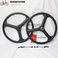 WHEELSET / VELG SEPEDA SELI ALLOY 22" INCH 3 PALANG - DIRTHE SHOP