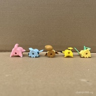 Bandai BANDAI Pokémon Pocket Monster Pikachu Slowpoke Ice Eevee Leaf Eevee Figurine Model Bulk