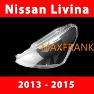 For Nissan Livina 2013 2014 2015 HEADLAMP COVER  HEADLIGHT COVER LENS