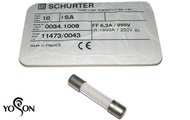 Swiss SCHURTER 16A 250V (FF Ultra-Fast Melting) (Sand Filling Explosion-Proof Type) 6.3x32mm Fuse x1